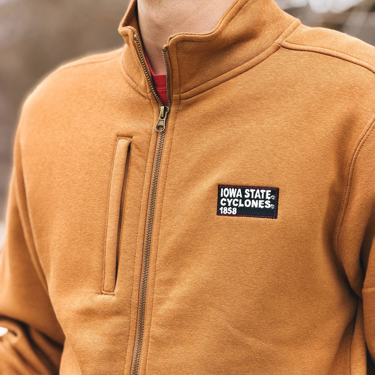 Gear Iowa State Cyclones Brown Full-Zip Jacket (was $74.99)